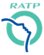 Logo Iming avec symbole de connectivité et couleurs bleues et vertes.